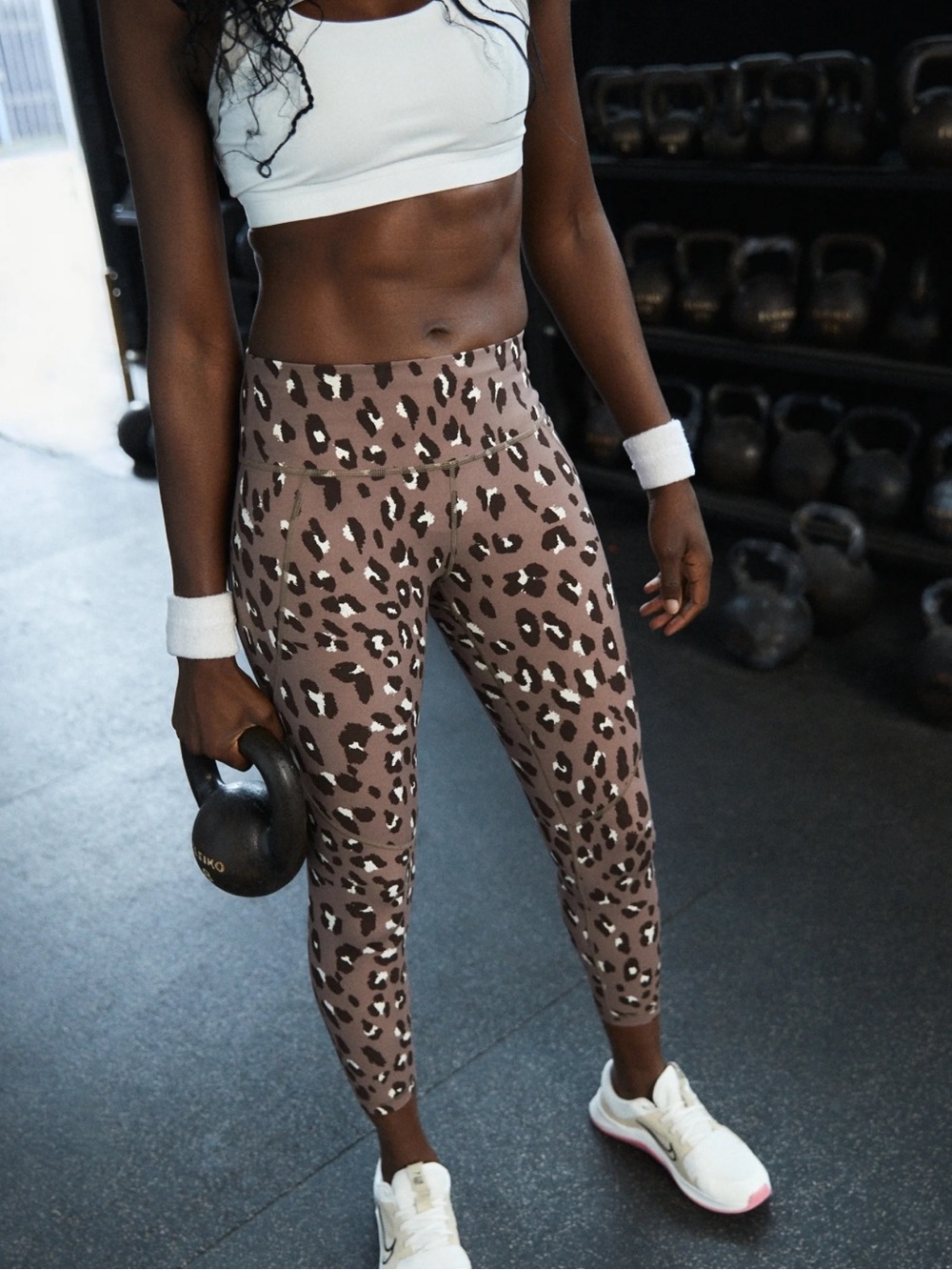 Sweaty Betty Power Leopard-Print Workout Leggings size 8